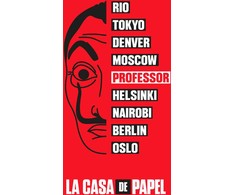 La casa de papel 010CDP Rankšluostis, 70x140 cm
