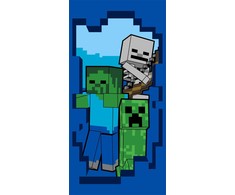 Minecraft Beware Vaikiškas rankšluostis, 70x140 cm
