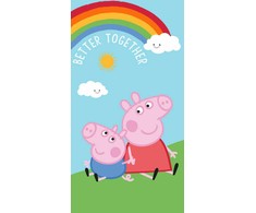 Peppa Pig PEP132 Vaikiškas rankšluostis, 70x140 cm
