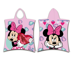 Pink Minnie "Rožinė 03" Vaikiškas rankšluostis-pončas, 50x115 cm