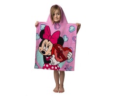 Pink Minnie "Rožinė 03" Vaikiškas rankšluostis-pončas, 50x115 cm