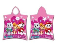 Paw Patrol PP475 Vaikiškas rankšluostis-pončas, 50x115 cm