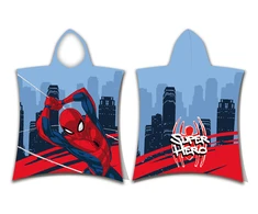 Spider-man "Super hero" Vaikiškas rankšluostis-pončas, 50x115 cm