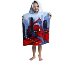 Spider-man "Super hero" Vaikiškas rankšluostis-pončas, 50x115 cm