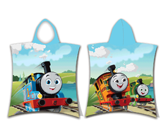 Thomas and Friends 06 Vaikiškas rankšluostis-pončas, 50x115 cm
