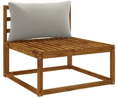 Atlošo pagalvė PUTTEN 100% poliesteris Pilka 80 x 40 x 15 cm