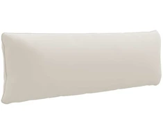 Atlošo pagalvė PUTTEN 100% poliesteris Balta 120 x 40 x 15 cm
