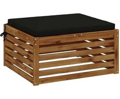 Sėdynių pagalvėlės SOEST 100% poliesteris Juoda 60 x 60 x 5 cm