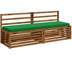 1 dalies suoliuko pagalvė VUGHT 100% poliesteris Žalia