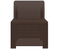 1-Vietis Sodo Sofas, Atrodo kaip Ratano PP Ruda