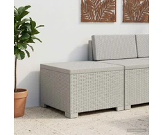 1-Vietis Sodo Sofas, Atrodo kaip Ratano PP Balta