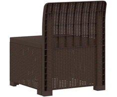 1-Vietis Sodo Sofas, Atrodo kaip Ratano PP Ruda