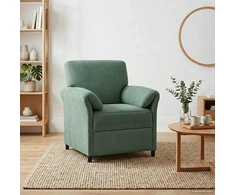 1 vietos sofa Jūrinė žalia 88 x 83 x 95 cm Aksomas