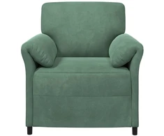 1 vietos sofa Jūrinė žalia 88 x 83 x 95 cm Aksomas