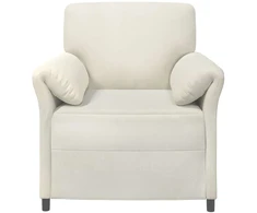 1 vietos sofa Kreminė 88 x 83 x 95 cm Aksomas