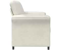 1 vietos sofa Kreminė 88 x 83 x 95 cm Aksomas