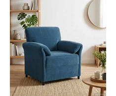 1 vietos sofa Mėlyna 88 x 83 x 95 cm Aksomas