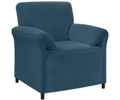 1 vietos sofa Mėlyna 88 x 83 x 95 cm Aksomas