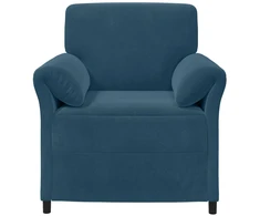 1 vietos sofa Mėlyna 88 x 83 x 95 cm Aksomas