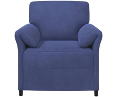 1 vietos sofa Policijos mėlyna 88 x 83 x 95 cm Aksomas