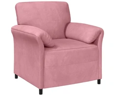 1 vietos sofa Rožinė 88 x 83 x 95 cm Aksomas