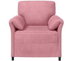 1 vietos sofa Rožinė 88 x 83 x 95 cm Aksomas