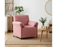 1 vietos sofa Rožinė 88 x 83 x 95 cm Aksomas