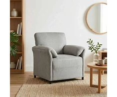 1 vietos sofa Šviesiai pilka 88 x 83 x 95 cm Aksomas