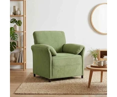 1 vietos sofa Šviesiai žalia 88 x 83 x 95 cm Aksomas
