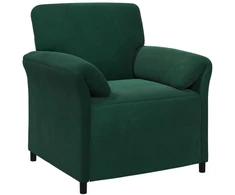 1 vietos sofa Tamsiai žalia 88 x 83 x 95 cm Aksomas