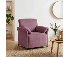 1 vietos sofa Violetinė 88 x 83 x 95 cm Aksomas