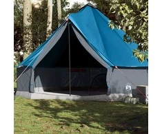 Šeimos palapinė, mėlyna, 10 vietų, tipi, atspari vandeniui