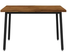 110 x 55 x 75 cm Kietos akacijos mediena Natūrali ir juoda