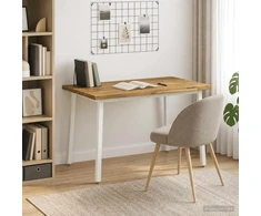 110 x 55 x 75 cm Kietos akacijos mediena Balta Stačiakampio