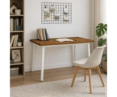120 x 70 x 75 cm Kietos akacijos mediena Natūrali ir Balta