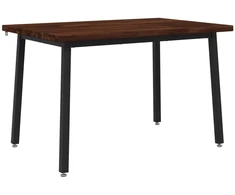 120 x 80 x 75 cm Kietos akacijos mediena Tamsiai ruda ir juoda