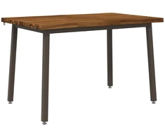 140 x 70 x 75 cm Kietos akacijos mediena Natūralus ir kava