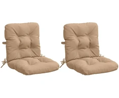 2 dalių aukštų atlošų kėdžių pagalvės VIANEN 2 pcs Smėlio