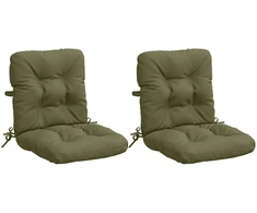 2 dalių aukštų atlošų kėdžių pagalvės VIANEN 2 pcs
