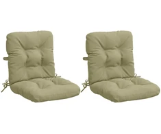 2 dalių aukštų atlošų kėdžių pagalvės VIANEN 2 pcs