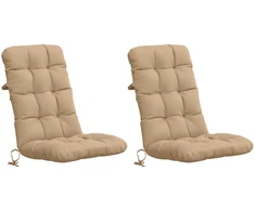 2 dalių aukštų atlošų kėdžių pagalvės VIANEN 2 pcs Smėlio