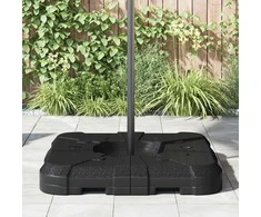 Cantilever skėčio pagrindas Juoda 88,5 x 88,5 x 12 cm