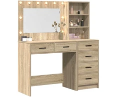 Makiažo stalas Ruda 78.5 x 41 x 135 cm Apdirbta mediena