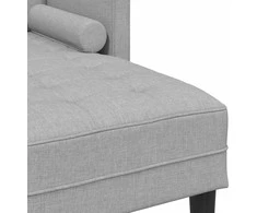 Sofa Sofos komplektas 2 pcs Debesų pilka 173 x 131 x 67 cm