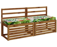 2 dalių suoliuko pagalvės SOEST 2 vnt. 100% poliesteris
