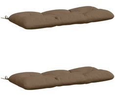 2 dalių suoliuko pagalvės VIANEN 100% poliesteris Taupe