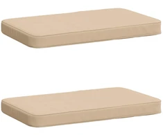 2 dalių suoliuko pagalvės VUGHT 2 pcs 100% poliesteris Kreminė