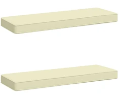 2 dalių suoliuko pagalvės VUGHT 2 pcs 100% poliesteris Kreminė