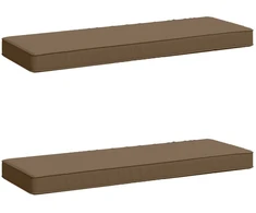 2 dalių suoliuko pagalvės VUGHT 2 vnt. 100% poliesteris Taupe