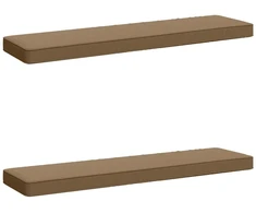 2 dalių suoliuko pagalvės VUGHT 2 vnt. 100% poliesteris Taupe